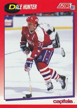 1991-92 Score Canadian Bilingual #56 Dale Hunter Front