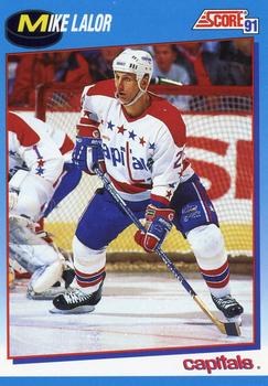 1991-92 Score Canadian Bilingual #469 Mike Lalor Front