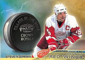 1998-99 Pacific Crown Royale - Pillars of the Game #14 Steve Yzerman Front