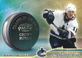 1998-99 Pacific Crown Royale - Pillars of the Game #24 Mark Messier Front