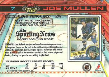 1991-92 Stadium Club #7 Joe Mullen Back
