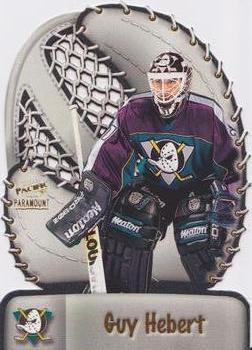 1998-99 Pacific Paramount - Glove Side Laser Cuts #1 Guy Hebert Front