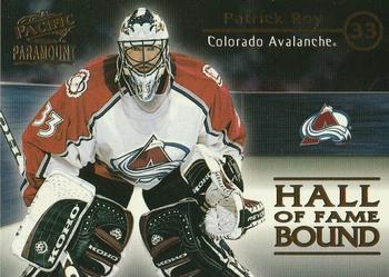 1998-99 Pacific Paramount - Hall of Fame Bound #4 Patrick Roy Front