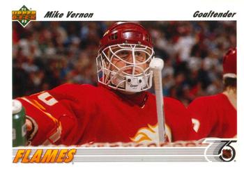 1991-92 Upper Deck #163 Mike Vernon Front