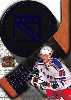1998-99 Pacific Paramount - Team Checklists Die Cuts #17 Wayne Gretzky Front