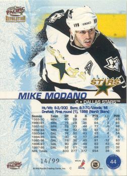 1998-99 Pacific Revolution - Ice Shadow #44 Mike Modano Back