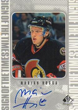 1998-99 SP Authentic - Sign of the Times #MH Marian Hossa Front