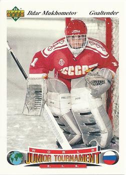 1991-92 Upper Deck Czech World Juniors #10 Ildar Mukhometov Front