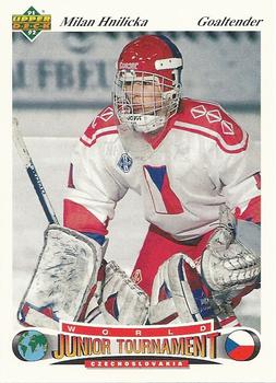 1991-92 Upper Deck Czech World Juniors #87 Milan Hnilicka Front