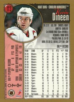 1998-99 Topps - O-Pee-Chee #173 Kevin Dineen Back