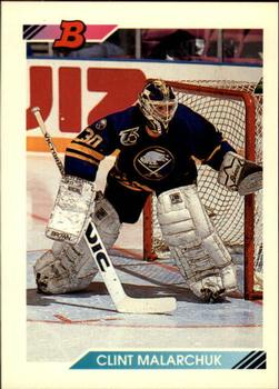 1992-93 Bowman #30 Clint Malarchuk Front