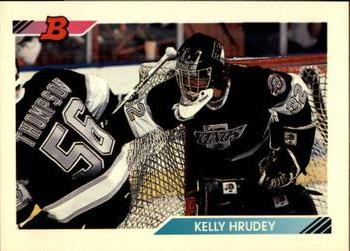 1992-93 Bowman #42 Kelly Hrudey Front