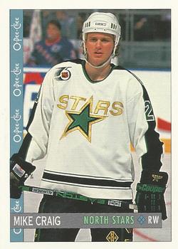 1992-93 O-Pee-Chee #103 Mike Craig Front