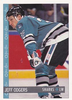 1992-93 O-Pee-Chee #190 Jeff Odgers Front