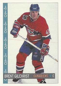 1992-93 O-Pee-Chee #221 Brent Gilchrist Front