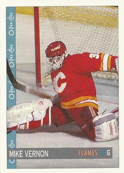 1992-93 O-Pee-Chee #247 Mike Vernon Front