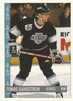 1992-93 O-Pee-Chee #91 Tomas Sandstrom Front