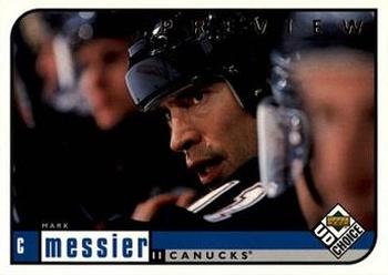 1998-99 UD Choice Preview #211 Mark Messier Front