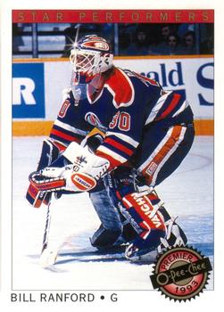 1992-93 O-Pee-Chee Premier - Star Performers #19 Bill Ranford Front
