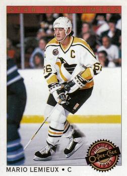 1992-93 O-Pee-Chee Premier - Star Performers #22 Mario Lemieux Front