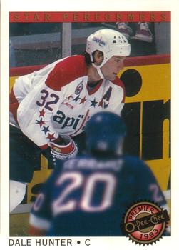 1992-93 O-Pee-Chee Premier - Star Performers #2 Dale Hunter Front