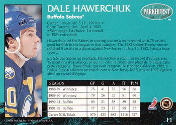 1992-93 Parkhurst #11 Dale Hawerchuk Back