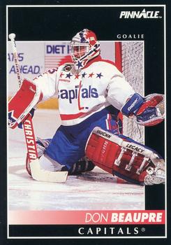 1992-93 Pinnacle #48 Don Beaupre Front