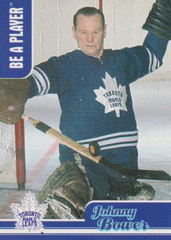 1999-00 Be a Player Memorabilia - Canadian Hobby #CH-5 Johnny Bower Front