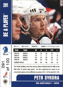 1999-00 Be a Player Memorabilia - Gold #281 Petr Sykora Back