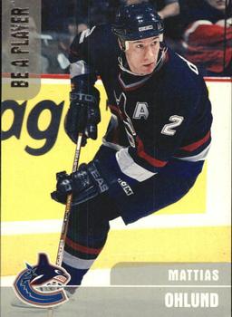 1999-00 Be a Player Memorabilia - Silver #19 Mattias Ohlund Front