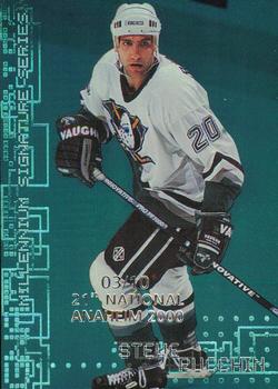 1999-00 Be a Player Millennium Signature Series - Anaheim National Emerald #10 Steve Rucchin Front