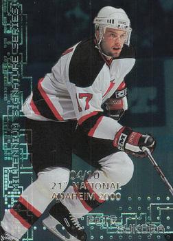 1999-00 Be a Player Millennium Signature Series - Anaheim National Emerald #145 Petr Sykora Front
