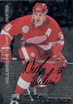 1999-00 Be a Player Millennium Signature Series - Autographs #87 Nicklas Lidstrom Front