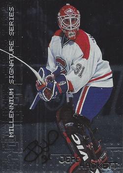 1999-00 Be a Player Millennium Signature Series - Autographs #134 Jeff Hackett Front