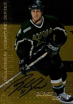 1999-00 Be a Player Millennium Signature Series - Autographs Gold #74 Blake Sloan Front