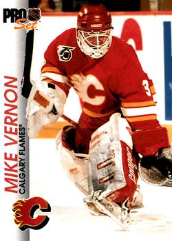 1992-93 Pro Set #25 Mike Vernon Front
