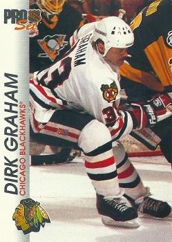 1992-93 Pro Set #38 Dirk Graham Front
