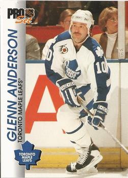 1992-93 Pro Set #185 Glenn Anderson Front