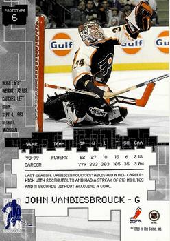 1999-00 Be a Player Millennium Signature Series - Prototypes #6 John Vanbiesbrouck Back