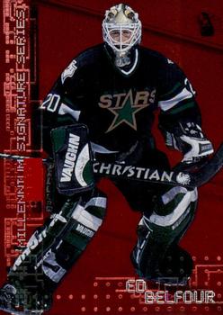 1999-00 Be a Player Millennium Signature Series - Ruby #79 Ed Belfour Front