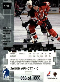 1999-00 Be a Player Millennium Signature Series - Ruby #148 Jason Arnott Back
