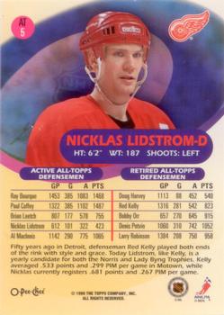 1999-00 O-Pee-Chee - All-Topps #AT5 Nicklas Lidstrom Back