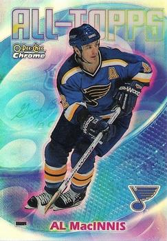 1999-00 O-Pee-Chee Chrome - All-Topps Refractors #AT4 Al MacInnis Front