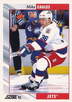 1992-93 Score #345 Mike Eagles Front