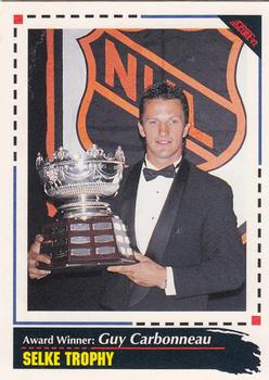 1992-93 Score #524 Guy Carbonneau Front