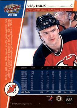 1999-00 Pacific - Premiere Date #238 Bobby Holik Back