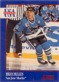 1992-93 Score - USA Greats #12 Brian Mullen Front