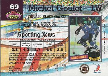 1992-93 Stadium Club #69 Michel Goulet Back