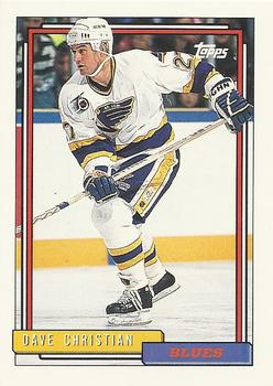 1992-93 Topps #21 Dave Christian Front