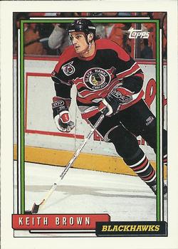 1992-93 Topps #52 Keith Brown Front